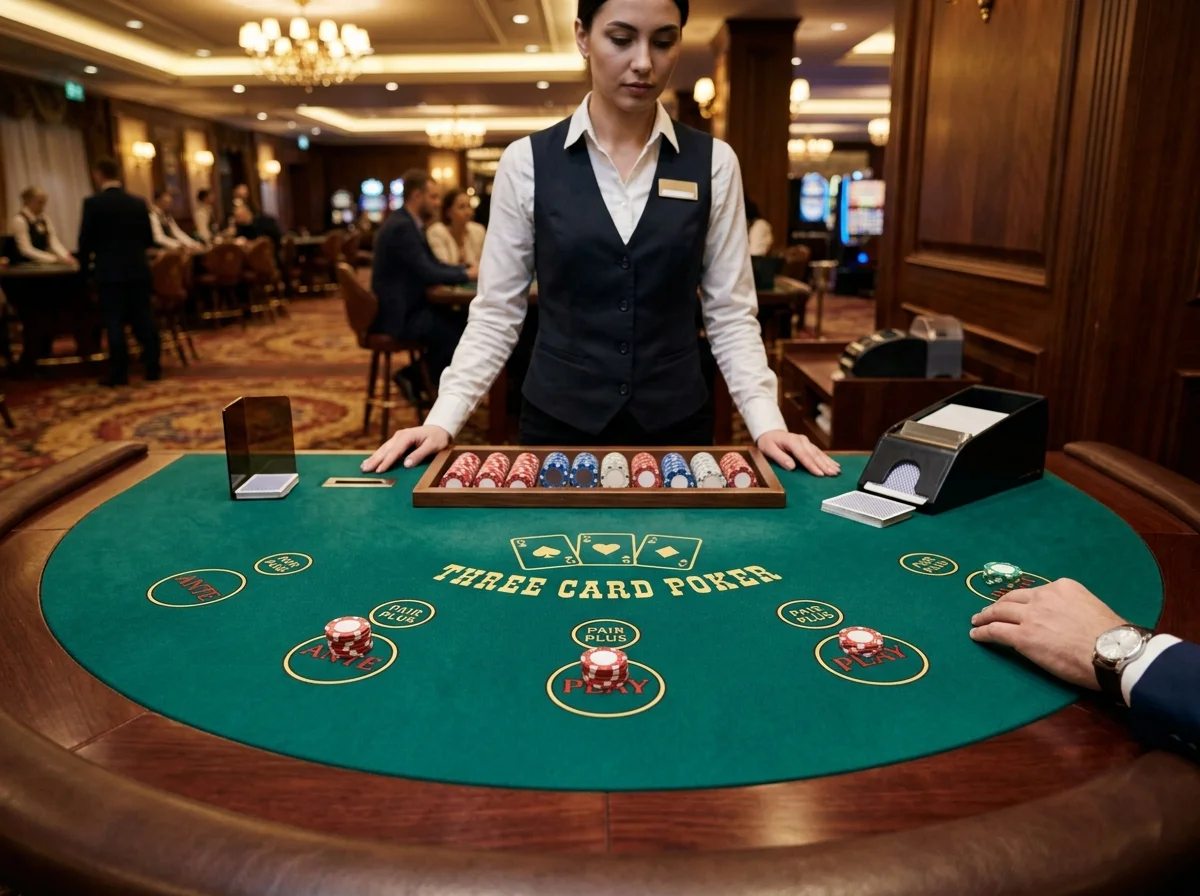 Three Card Poker at Rocket online casino table games
